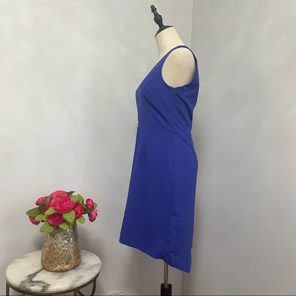 # Forever 21 Contemporary Asymmetrical Sleeveless Blue Short Dress New With Tag - Picture 8 of 15